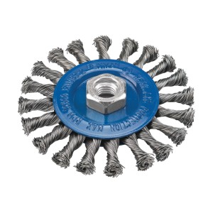 Perie de sarma disc, toroane INOX