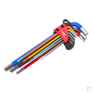 Set 9 chei imbus hexagonal extralung 1.5-10mm AW Tools