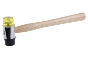 Ciocan silicon, maner lemn