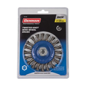 Perie de sarma disc, toroane INOX - Img 2