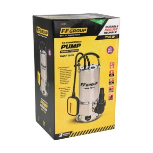 Pompa submersibila de drenaj, apa murdara DWSP 750X Inox - Img 2