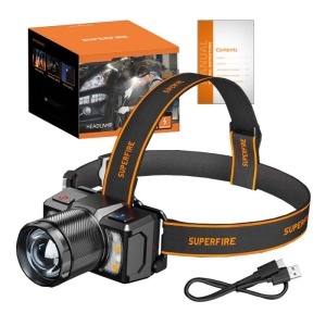 Lanterna de cap cu acumulator 700lm, HL25 Superfire - Img 2