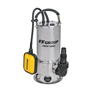 Pompa submersibila de drenaj, apa murdara DWSP 1100X Inox - Img 1