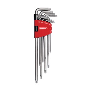 Set 9 chei imbus torx cu gaura extralungi TX8-45 - Img 1