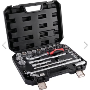 Trusa chei tubulare CrVa 1/2'', 27pcs Kennedy