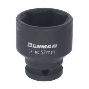 Cheie tubulara de impact CrMo, scurta 1/2'', 6 puncte, DIN3129