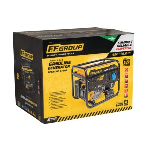 Generator de curent monofazat 6.0kVA, GPG 6000E Plus, FF Group - Img 2