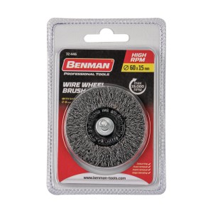 Perie de sarma disc cu coada, fir ondulat - Img 2