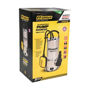 Pompa submersibila de drenaj, apa murdara DWSP 1100X Inox - Img 2