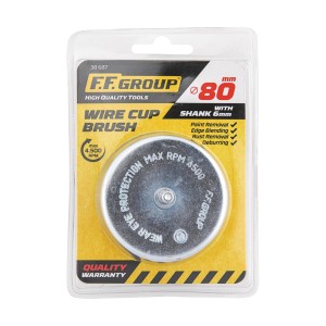 Perie de sarma cupa cu coada, fir ondulat FF Group - Img 2
