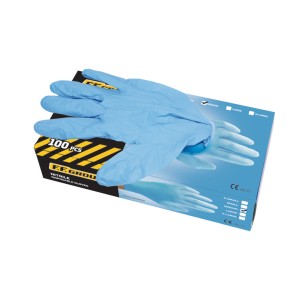 Manusi de unica folosinta nitril, 100pcs - Img 2