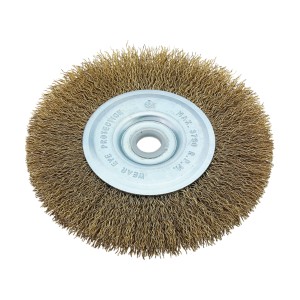 Perie de sarma disc, fir ondulat FF Group - Img 1