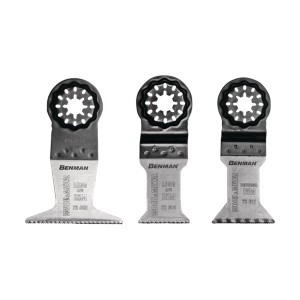 Set 3 lame de taiere Starlock BiM pt lemn-metal