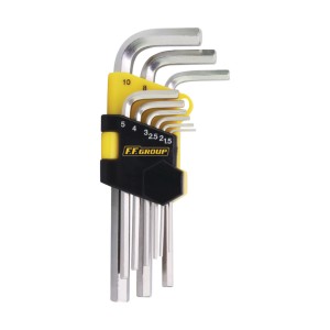 Set 9 chei imbus hexagonal lung 1.5-10mm CrVa - Img 1