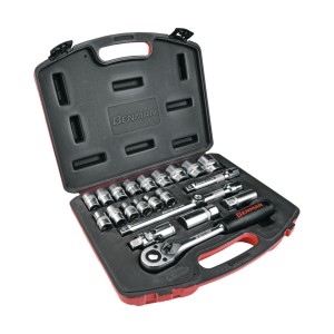 Trusa chei tubulare CrVa 1/2'', 22pcs