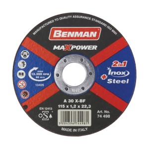 Disc taiere inox-otel MaxPower