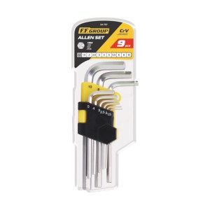 Set 9 chei imbus hexagonal lung 1.5-10mm CrVa - Img 2