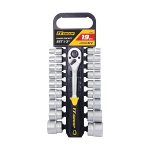 Trusa chei tubulare CrVa 1/2'', 19pcs