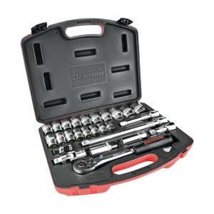 Trusa chei tubulare CrVa 1/2'', 26pcs