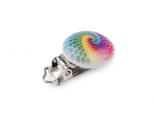 Clipsuri pentru copii multicolor, lățime 12 mm