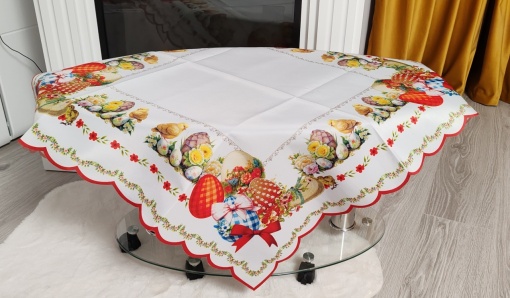 Fata de masa Paste - model oua cu puisori - 130 * 180 CM
