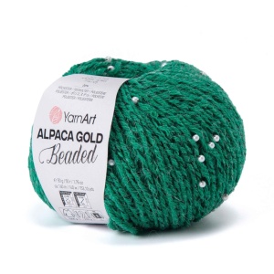 Alpaca Gold Beaded 3616