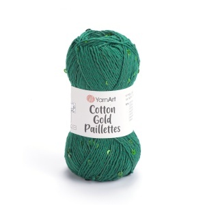 Cotton Gold Paillettes 7114