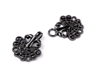 Închizătoare confecții filigran 18 x 39 mm - Img 3