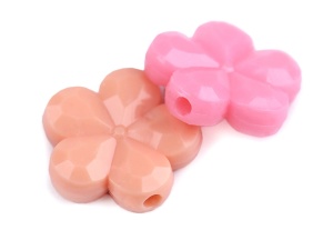 Mărgele plastic - stea, inimă, floare, 20 g - Img 5