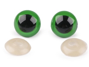 Ochi colorati pentru jucării cu dispozitiv de siguranță,Ø18 mm - set de 10 bucati - Img 2