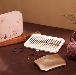Set andrele interschimbabile 13 cm KnitPro Symfonie Rose - Deluxe Set / 3.5 - 8 mm - Img 3