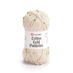 Cotton Gold Paillettes 7104