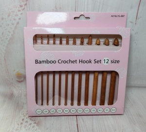 Crosete bambus - set 12 marimi