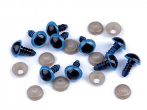 Ochi colorati pentru jucării cu dispozitiv de siguranță, Ø 10 mm - 10 buc/set - Img 3