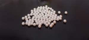 Perle ivoire 6 mm , punga 30 gr