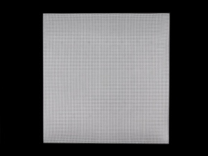 Plasă din plastic pentru brodat, 37x41,5 cm - alb