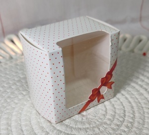 Cutie martisor mici - funda rosie - Img 2
