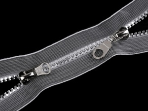 Fermoar plastic detașabil, 2 cursoare, lungime 50 cm