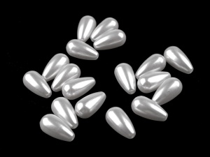 Mărgele din plastic / perle Glance 10x20 mm