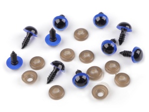 Ochi colorati pentru jucării cu dispozitiv de siguranță, Ø 12 mm - 10 buc/set - Img 3