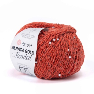 Alpaca Gold Beaded 3604