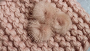 Aplicatie pompon din blană Ø3 cm - Img 12