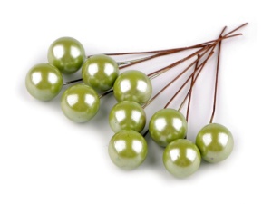 Bobițe decorative artificiale pe sârmă Ø1,5 cm - Img 9