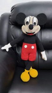 Kit de crosetat Mickey Mouse - inaltime 60 cm ! - Img 4