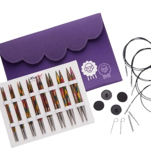 Set andrele interschimbabile KnitPro Symfonie Deluxe, 13 cm / 3.5 mm - 8 mm