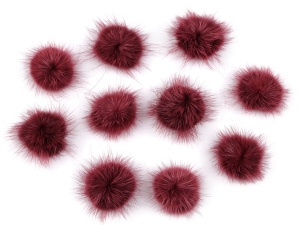 Aplicatie pompon din blană Ø3 cm - Img 10