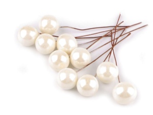 Bobițe decorative artificiale pe sârmă Ø1,5 cm - Img 6