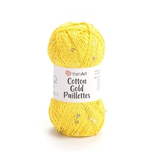 Cotton Gold Paillettes 7106