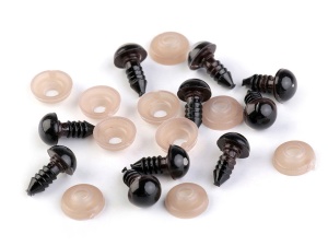 Ochi colorati pentru jucării cu dispozitiv de siguranță, Ø 12 mm - 10 buc/set - Img 5