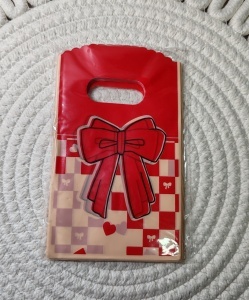 Pungulite pentru martisoare - set 50 buc - model funda rosie